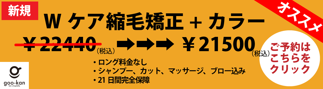 Wケア縮毛矯正カラー記念旭04.03-01